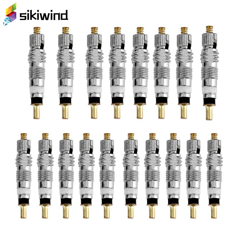 Silver Detachable Presta Valve Core Replacement for Bicycle MTB/Road Bike Valve Core Presta To Schrader French Air Pump ValveZ95