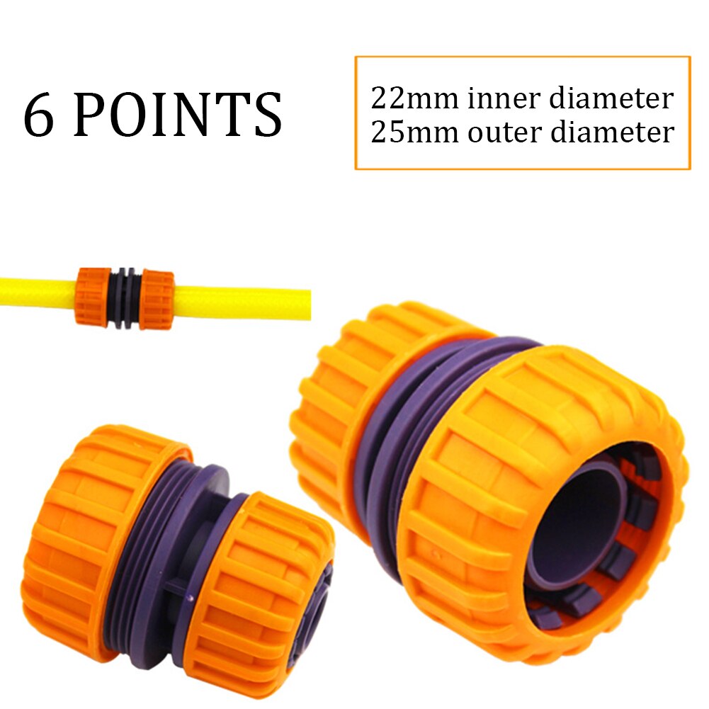 3/4 inch Hose Coupling Joint Garden Watering Tubing Fittings Tap Irrigation Water Pipe Adapter Extender Quick Connector Adapter