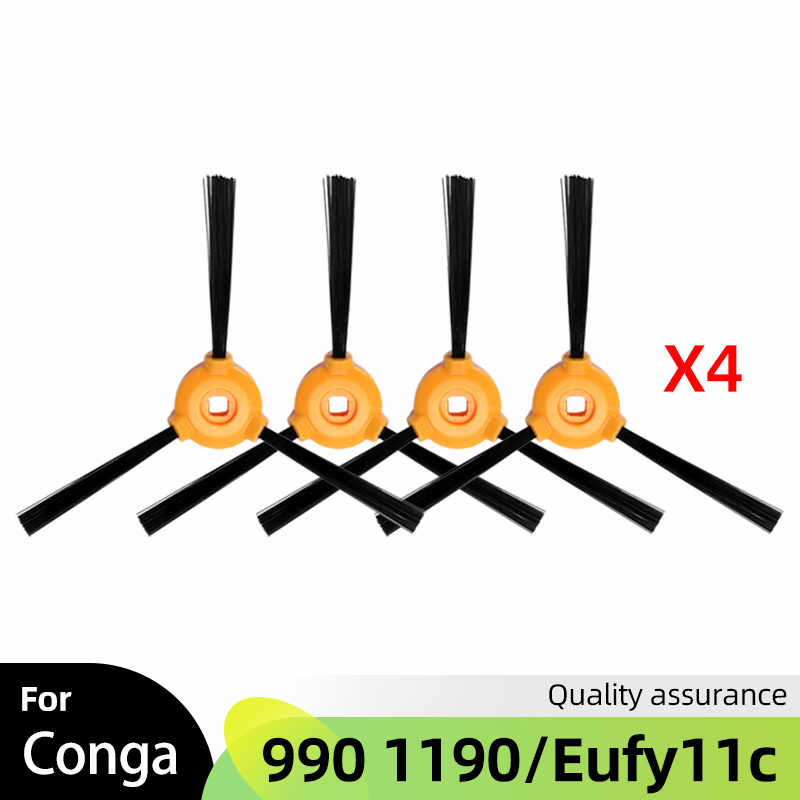 For Cecotec Conga Excellence 990 Conga 1190, Eufy RoboVac 11 11C, Ecovacs N79S Spare Parts Main Side Brush Hepa Filter Accessory: Dark Khaki