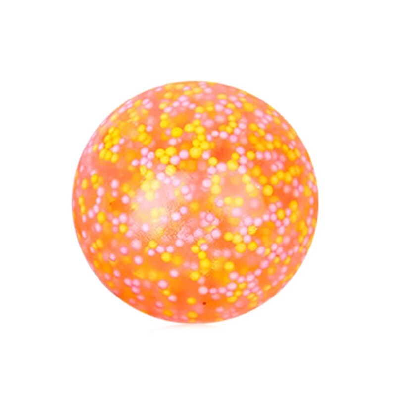 Spongy rainbow ball leksak svampig pärla stressboll leksak pressbar stress squishy leksak stressavlastning boll anti-stress leksaker