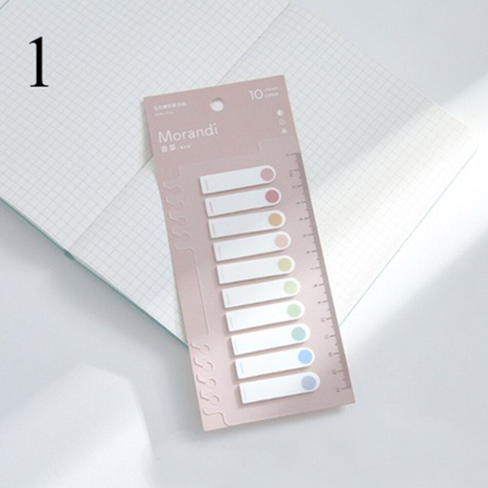 200 Stks/set Huisdier Wateproof Planner Stickers Index Separator Bladwijzer Zelfklevende Briefjes Schoolbenodigdheden: 1