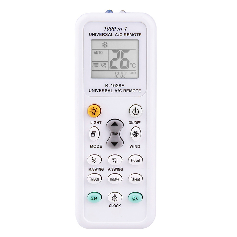 K -1028e lavt strømforbrug k -1028e aircondition fjernbetjening lcd baggrundsbelysning a/c fjernbetjening: Default Title
