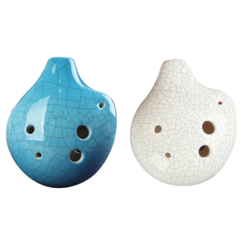 Ocarina harmonie 6 trous en céramique Soprano C, dextérité facile à apprendre, bon pour débutant et excellent