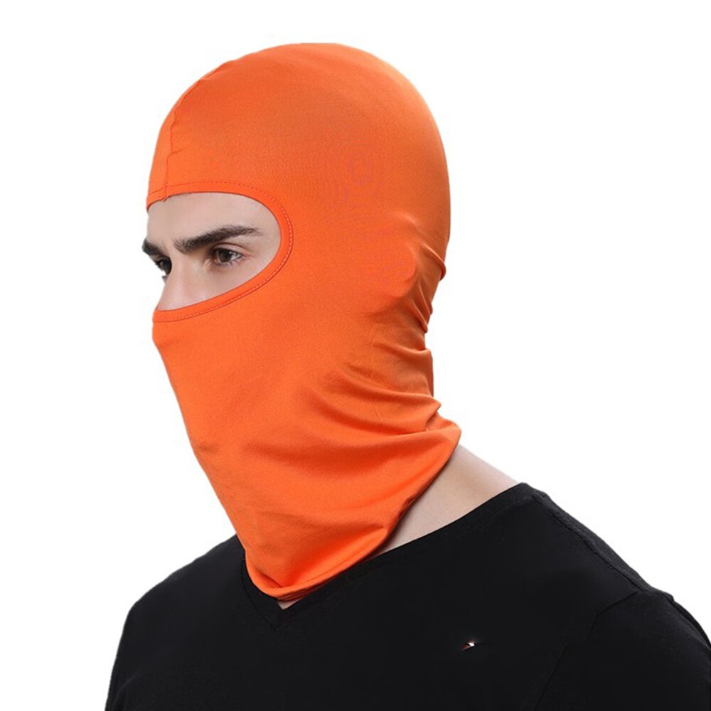 Cagoule de protection faciale en Lycra, chapeau, casquette de vélo, moto, cyclisme, couverture complète, été, respirant, Ultra soleil, protection UV: Color 15