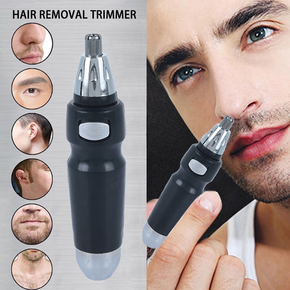 Electric Ear NoseTrimmer Safety Facial Nose Hair Trimmer for Men Shaving Hair Removal Razor Beard Cleaning Grooming kit