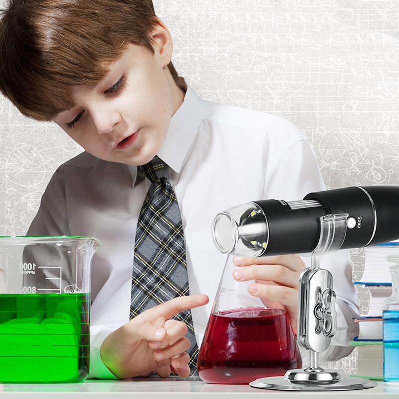 Wireless Digital WiFi USB Microscope Camera 50X to 1000X Magnification Mini Handheld Endoscope TP899