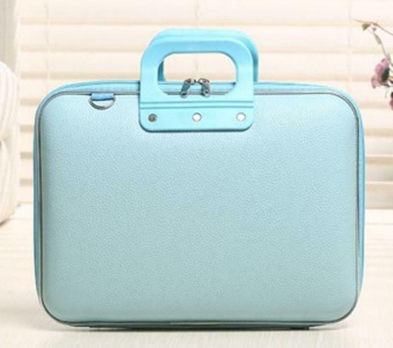 PU Leather Hard shell Briefcase Handbag Laptop Bag Tablet 13.3": Default Title