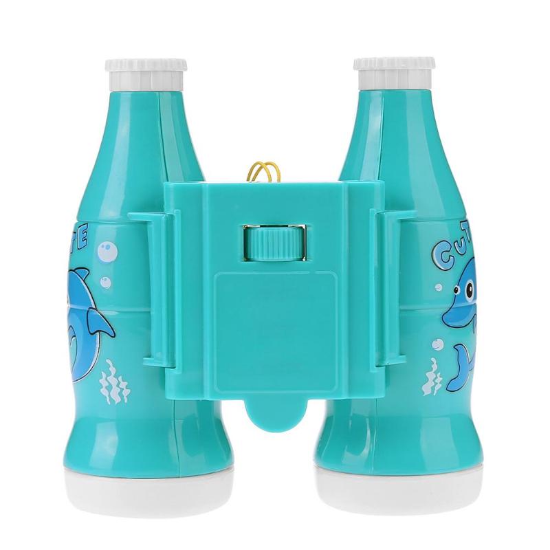 6x25 Binoculars Cola Bottle Kids Telescope Toy For Bird Watching Star Gazing Sporting Events Hiking Educational Learning Toy ABS: Green