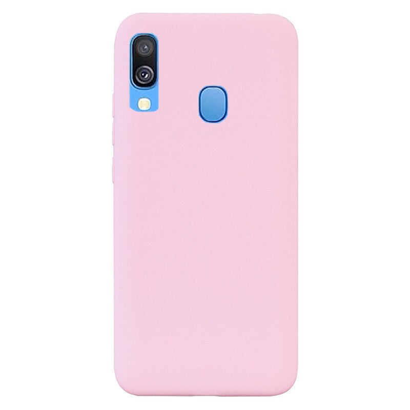 Case For Samsung Galaxy A40 Case SM-A405F 5.9 Soft Silicone Back Cover Phone Case For Samsung A40 A 40 Coque Fundas Bumper shell: 11 Light Pink