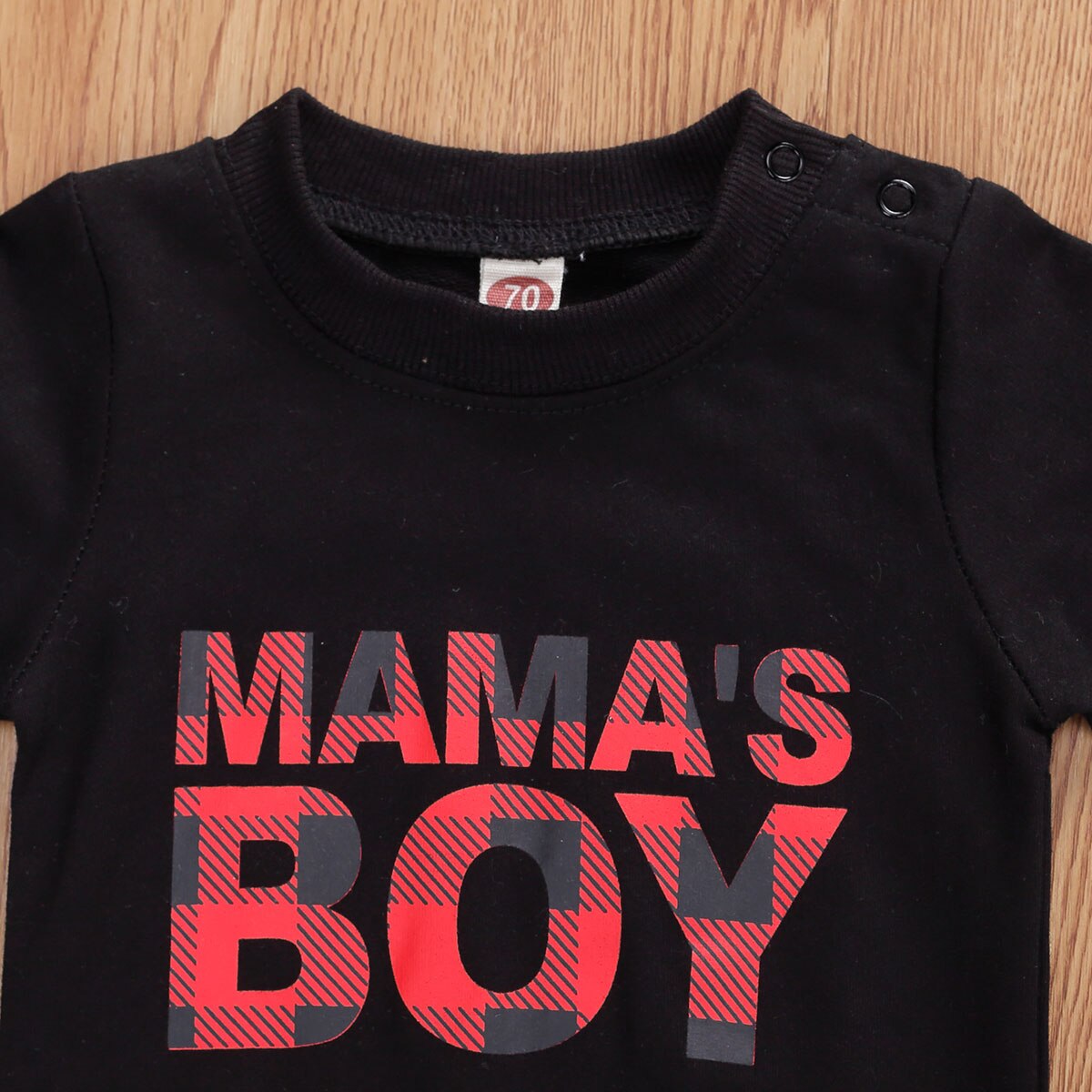 Newborn Baby Boy Girl Sweatshirt Baby Boy Autumn Spring Black White Letter Print Long Sleeve Tops Sweatshirt 0-24M