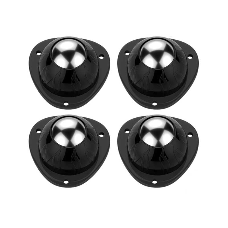 8pcs~4pcs Self-Adhesive Rollers For Furniture Universal Pulley Rotating Wheels Swivel Caster Wheel Roller for Box Skate Cabinet: 3 inch / Red