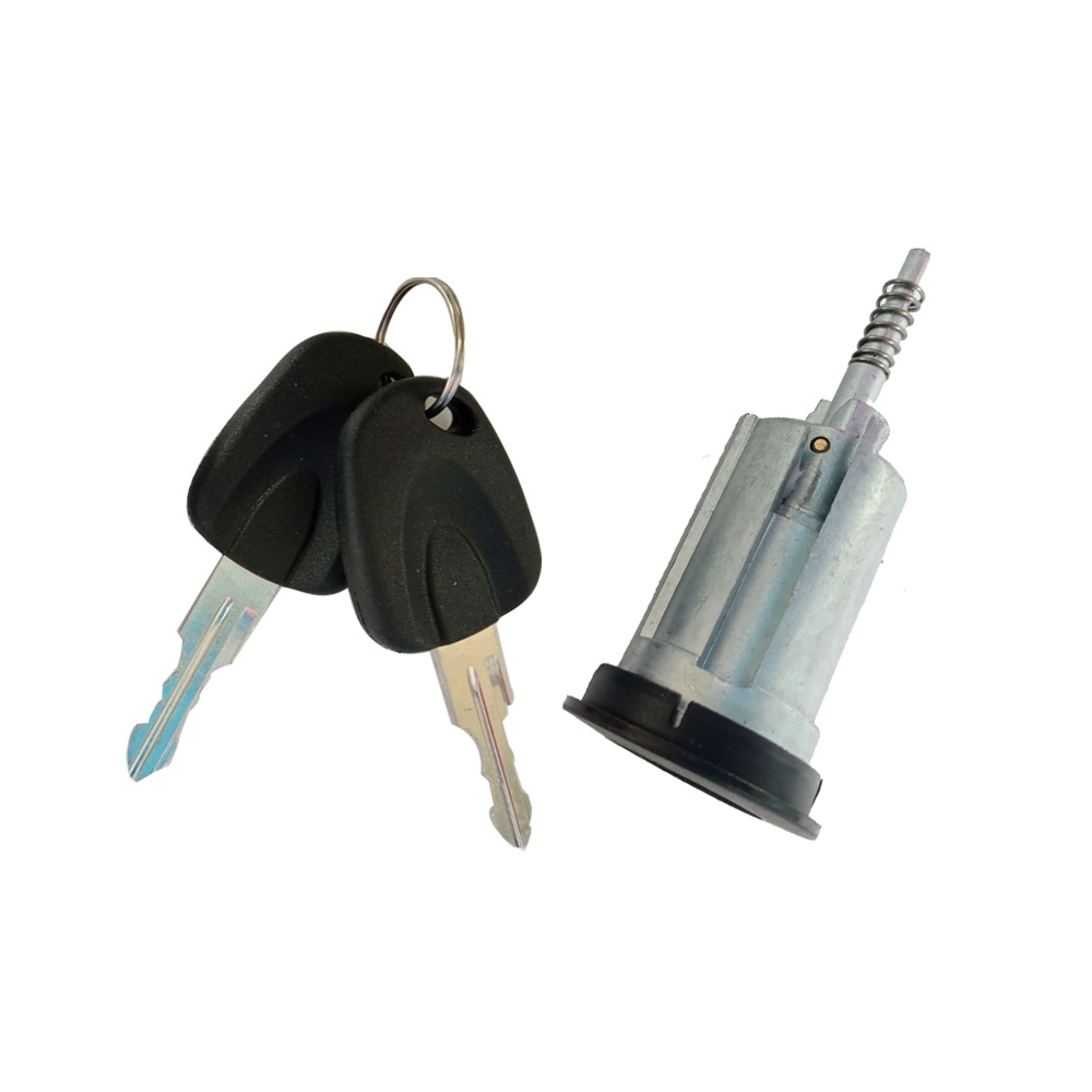 Interruptor de arranque de encendido, cerradura de barril con 2 llaves para Opel Ascona C Vauxhall Corsa 0913694 90511999S1 09115863, 0913652, 0914861