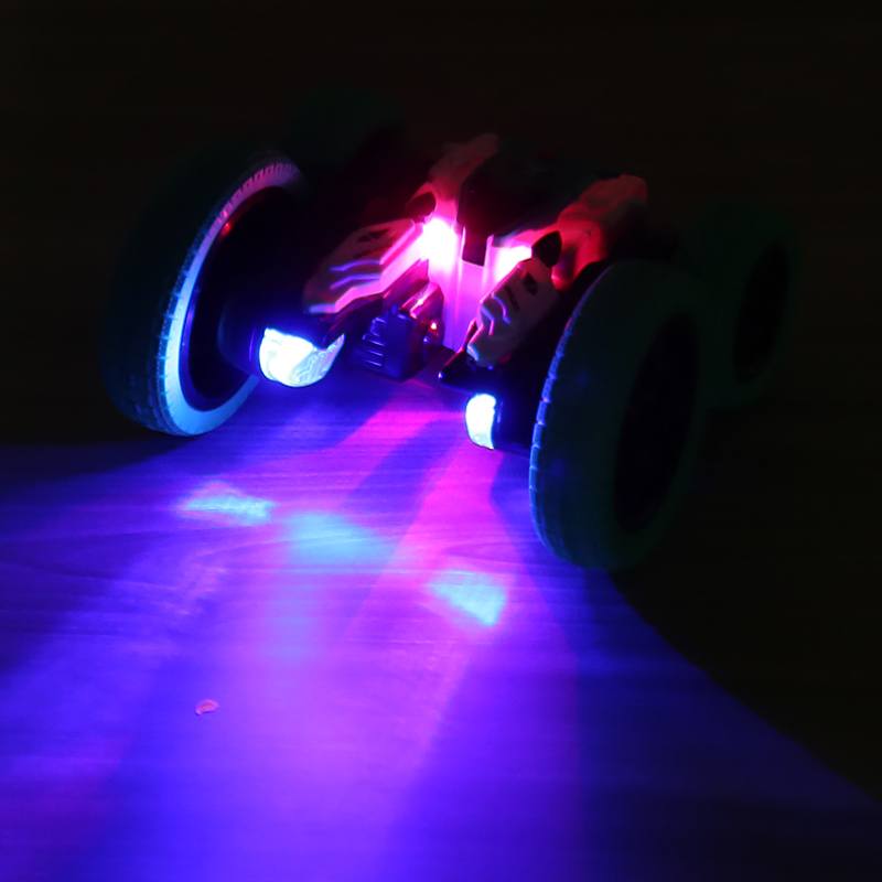 1:28 2.4G RC Stunt Car 360 Degree Rolling Double-sided Stunt Car Four-channel Drift Remote Control Vehicle Toy For Children