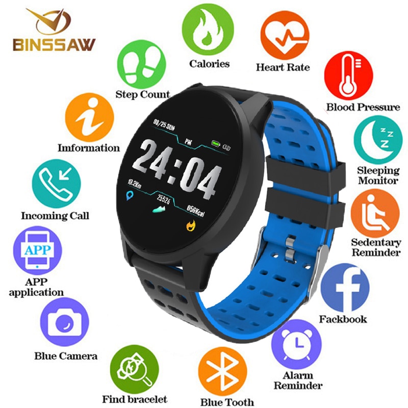 Clever Uhren Männer Frauen Herzschlag Meter blutdruck Fitness Tracker Smartwatch GPS Sport Uhren für Android Ios