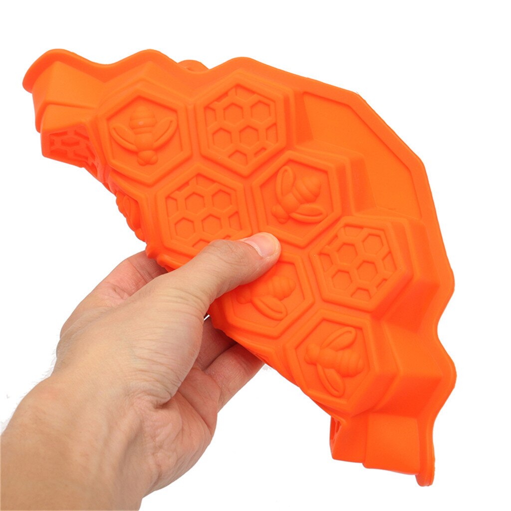Abeille nid d'abeille gâteau moule moule savon moule Silicone Flexible pour bricolage savon faisant chocolat gâteau moule main faisant cuisine