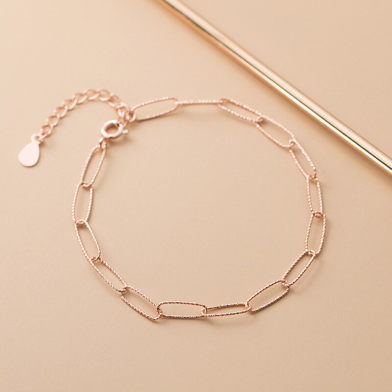 La Monada Ovale Armbanden Voor Vrouwen Zilver 925 Sterling Zilveren Fijne Echt Zilver 925 Sieraden Armband Alleen Keten Vrouwen armband