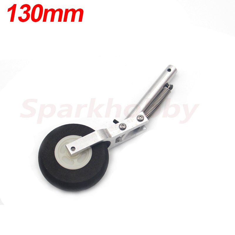1PC 110 millimetri 130 millimetri in Lega di Alluminio A Scomparsa cintura primavera carrello di Atterraggio 45 millimetri 50 millimetri spomge ruota per ad ala fissa RC aereo FAI DA TE Acc: 1pezzi 140mm  hole4MM
