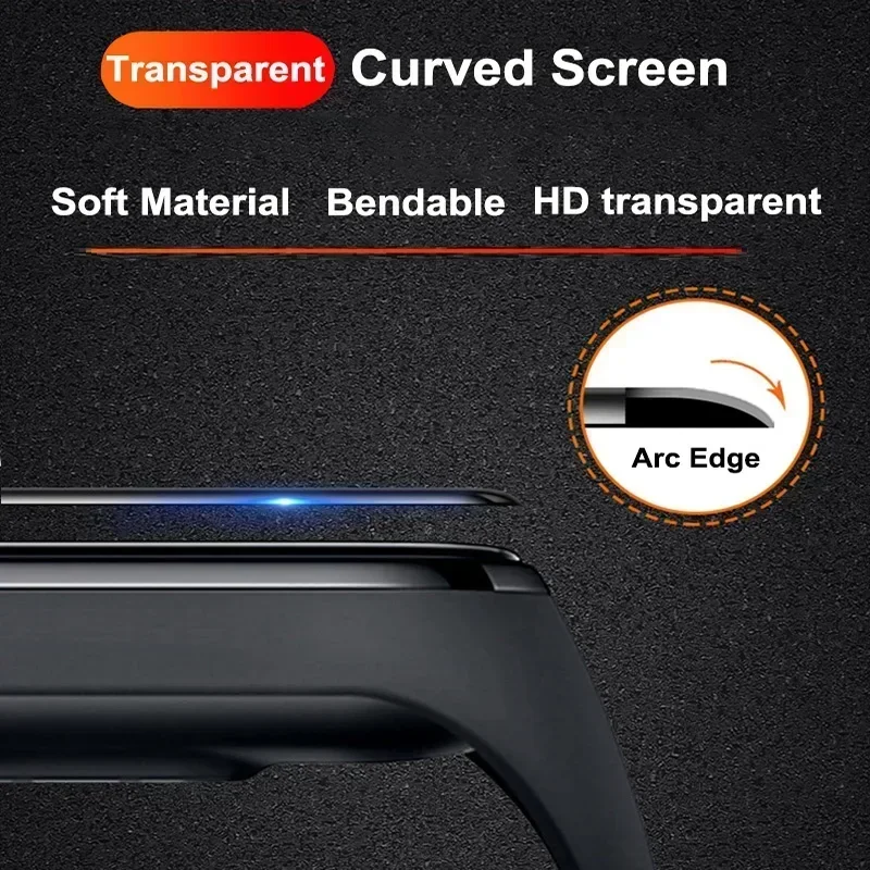 3D Curved Screen Protector for Xiaomi Mi Band 8 7 6 5 4 Waterproof Soft HD Full Coverage Protective Film for Miband 4 5 6 7 8