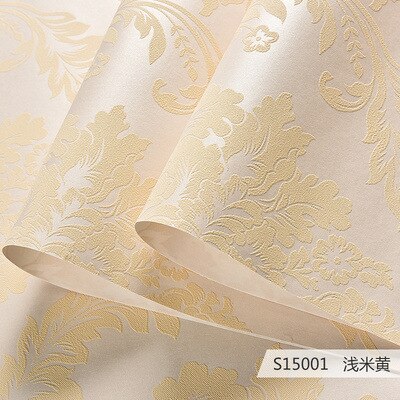 Grijs 3d Victoriaanse Damast Reliëf Behang Roll Home Decor Woonkamer Slaapkamer Bekledingen Zilveren Bloemen Luxe: 5 / 53x1000cm