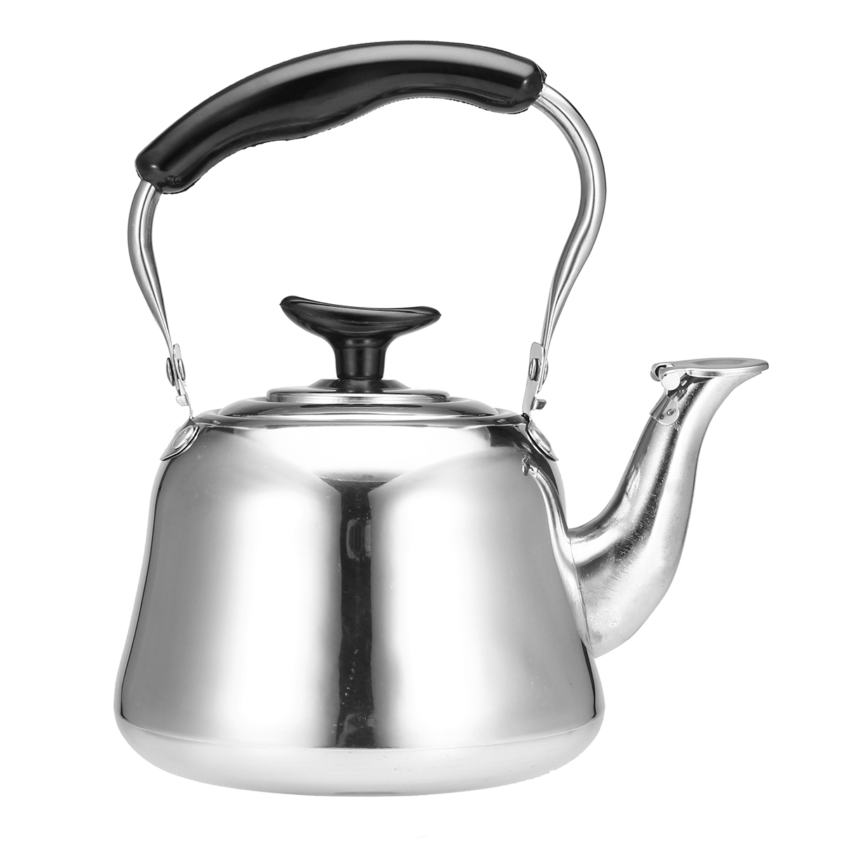 1L Whistling Tea Kettle Rust Resistant Stainless Steel Gas Electric Induction Stovetop Kettle Water Kettles Camping Teapot