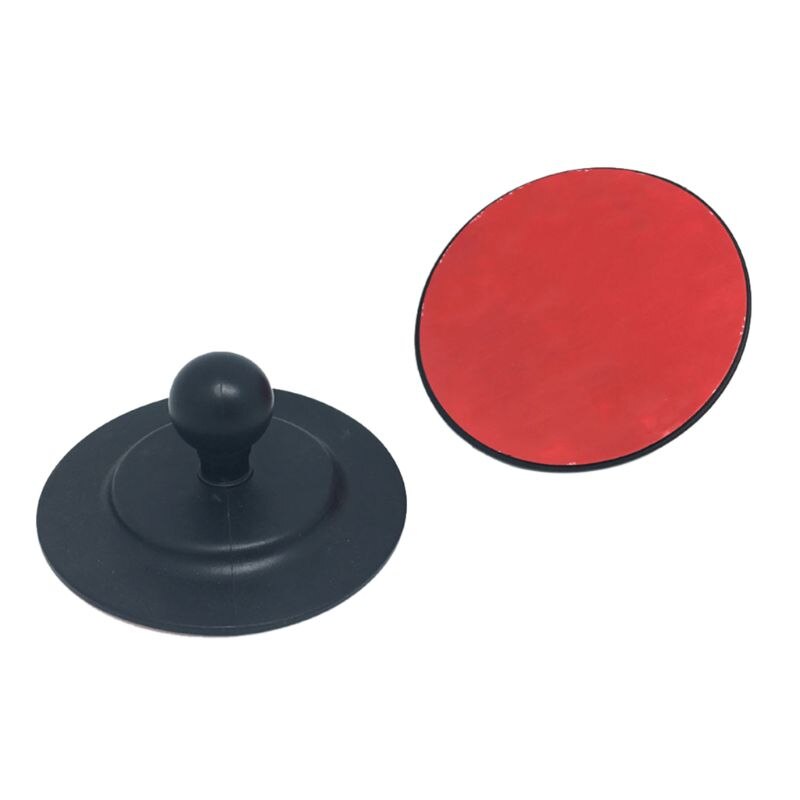 Rubber Ball Head Mount Car Dashboard Suction Cup Plate with Adhesive Tape for Gopro GPS Camera Smartphones Accessories