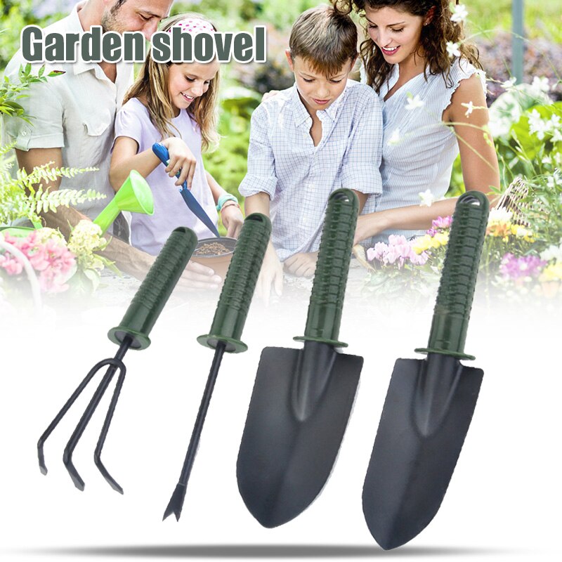 4 stuks tuingereedschap schep buiten volwassen ijzeren troffel schep hark cultivator tuinieren _wk