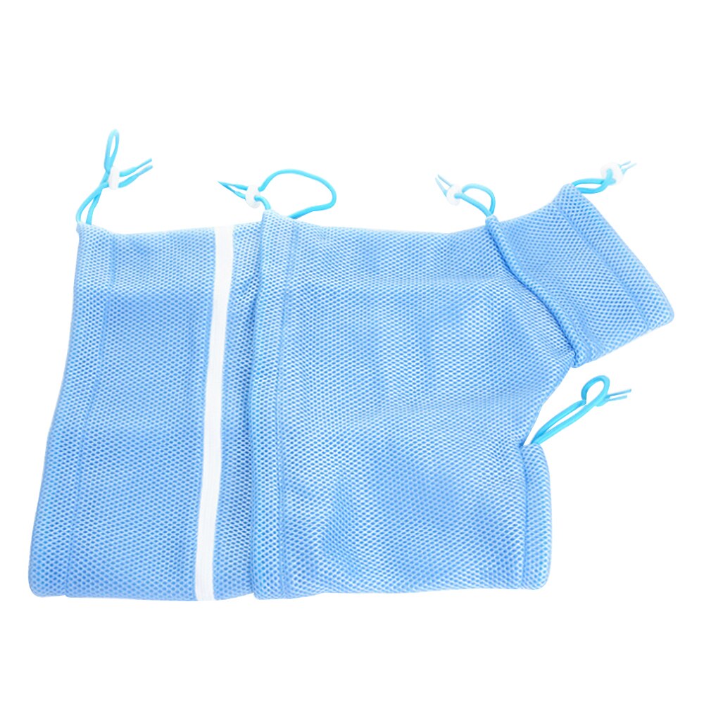 Sac de bain multifonction en Polyester | Épais, détachable anti-rayures, sacs de lavage pour toilettage des chats d'animaux: Bleu