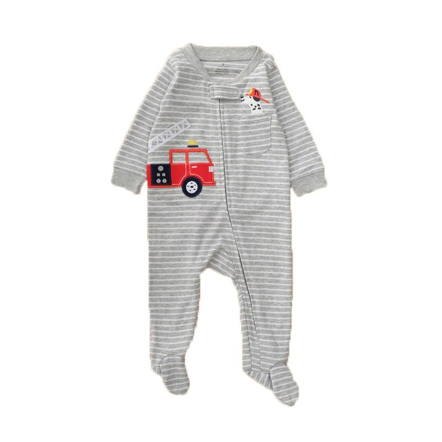 Baby Romper Jongens Meisjes Fleece Lange Mouwen Jumpsuit Schoeisel Kinderen Kleding Zuigelingen Uitje Kleding Voor Kids Pyjama: 3 / 12m