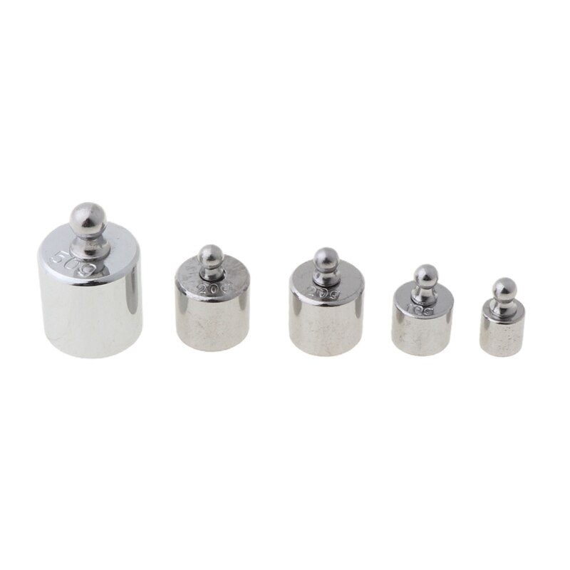 5Pcs 105 Grams Precision Calibration Scale Weight Digital Set 5g 10g 2x20g 50g