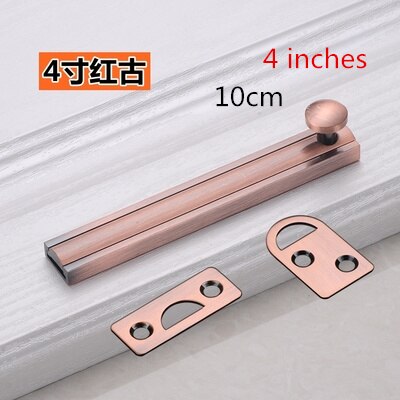 Professionelle Durcheinander Türen Rutsche verriegeln sperren Fenster Bronze- Riegel Möbel Verdeckte Schlösser Schlecht Bolzen Staub Beweis Rohr: 11