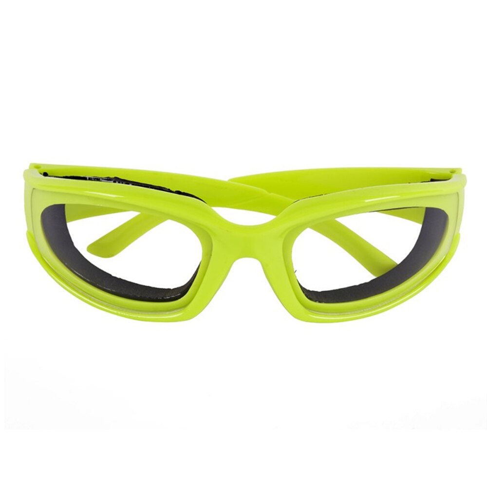 Gafas de seguridad portátiles para cortar cebolla, protectores de ojos, herramientas de cocina, accesorios, gadgets, 1 ud.: Verde