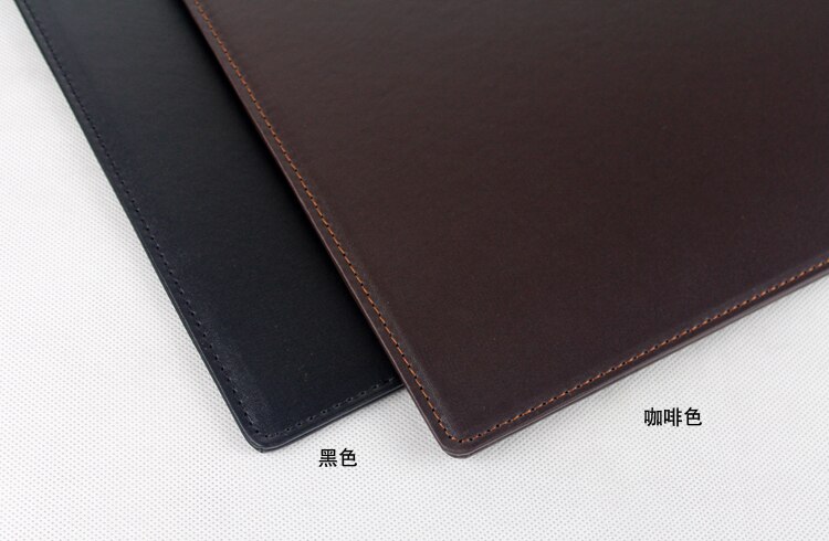 Large! PU Leather Office Home Working Desk Set Pad Clipboard Meeting Roon Large Clipboard Pen Pencil Holder Stand