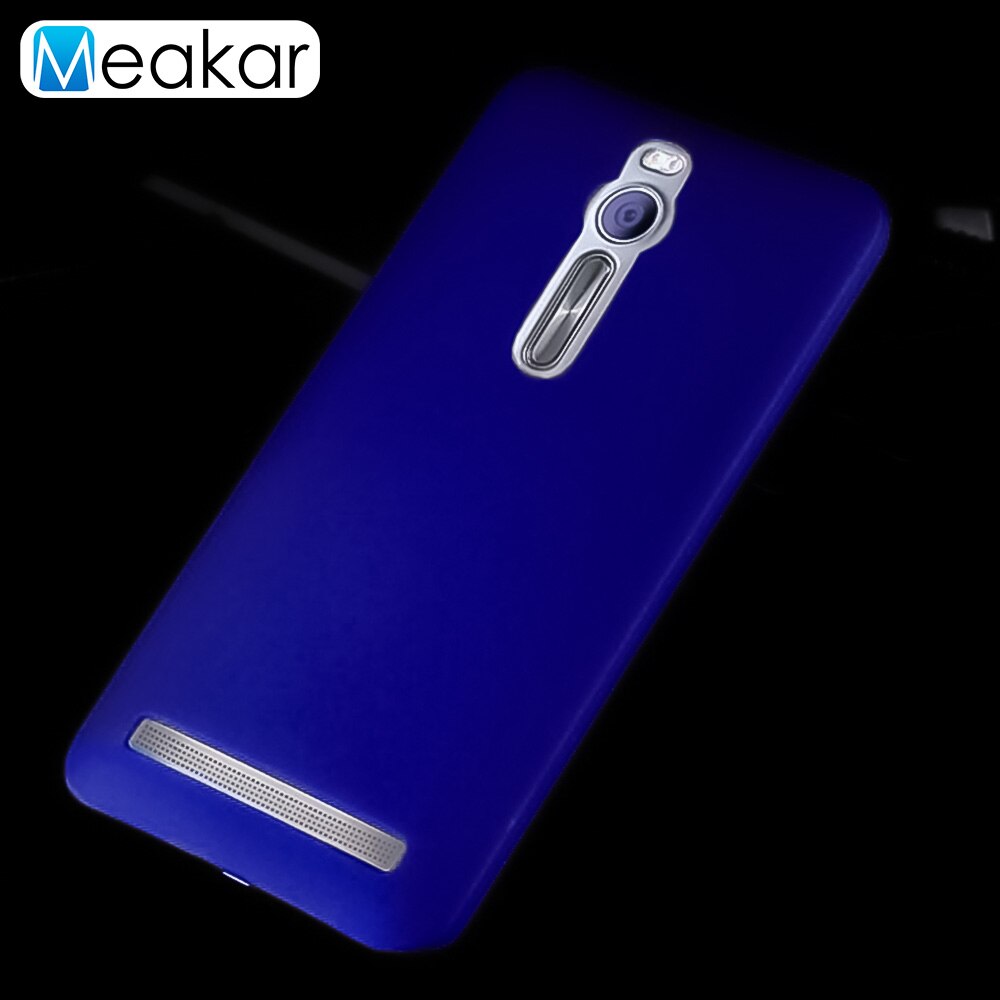 Plastica opaca Coque Copertura 5.5For Asus Zenfone 2 Ze551Ml Posteriore Del Telefono di Caso Per Asus Zenfone 2 Ze551Ml Ze550Ml Coque Copertura caso: For Ze551Ml / blue