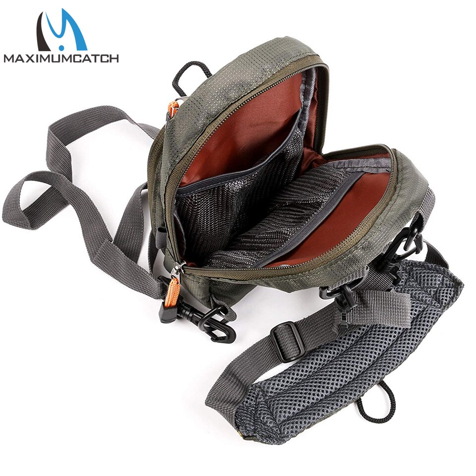 Maximumcatch latać torba wędkarska wędkarska torba piersiowa torba muchowa z pięcioma wędkarskimi akcesoria narzędziowe