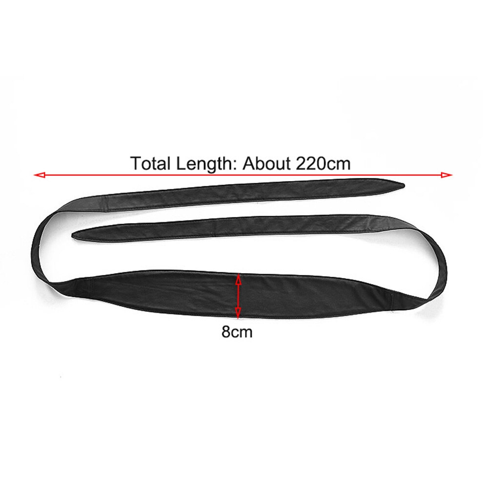 Riem Obi Stijl Taille Band PU Lederen Voor Vrouwen Wrap Rond Zachte temperament
