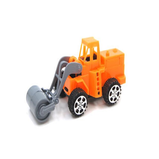 Plastic Rally Return Car Toy car for children 1：24 City engineering vehicle Model Forklift truck Loaders Toys For children: F