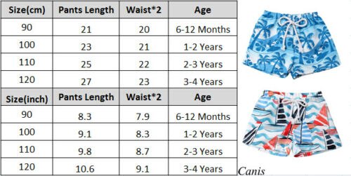 Infant Kids Baby Boy Beach Shorts Jogger Summer Beach Shorts Kids Baby Boys Swimwear Swimsuit Swimming 6M-4Y Cartoon Printed