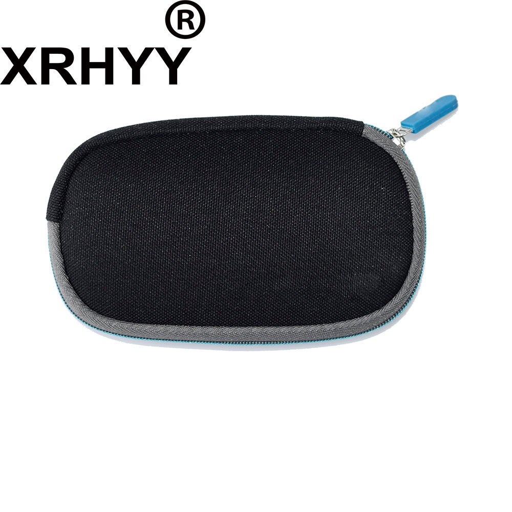 XRHYY Zipper Carry Case Storage Cover Bag Pouch For Bose QC20 QC 20 QC20i QC 20i QuietComfort 20 Headphones -Black