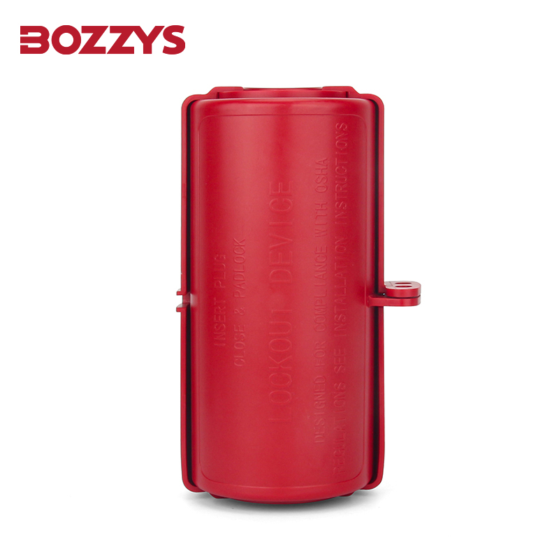 Large Rotary Electrical Plug Lockout Box Device for Block Access Power Switch During Maintenance