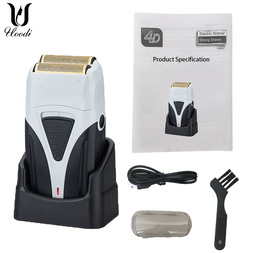 Rechargeable Cordless Shaver for Men Twin Blade Reciprocating Beard Razor Face Care Multifunction Strong Trimmer: LK-2208