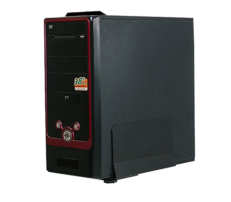 Universal pc -kasseholder under skrivebord væg side cpu stativ justerbar computer hovedramme bøjle vært boks stativ beslag rack bakke