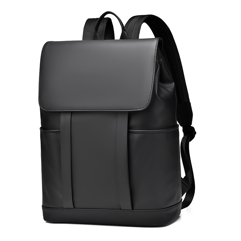 Leisure Business Backpacks For Men 14-15 inch Laptop Backpack Urban Daily Work Back pack Teens Student Backpack Male Black: black