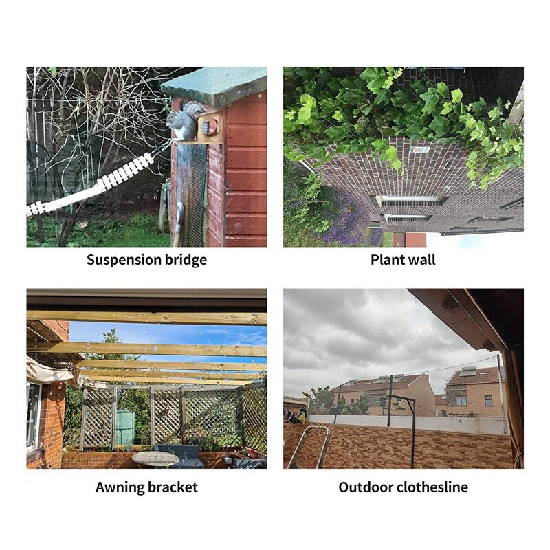 45M PVC Coated Wire Rope Fence Wire Garden Wire For Climbing Plants/Wire Fence Roll Kit/Steel Wire Tensioner