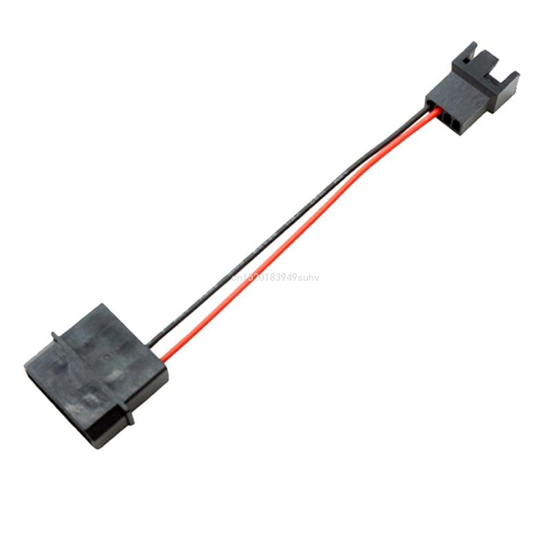 IDE 4Stift Stecker Molex auf kleine 4Stift Buchse Y Splitter Adapter Diskettenlaufwerk Netzteil Kabel Konverter für Gehäuselüfter: Blau
