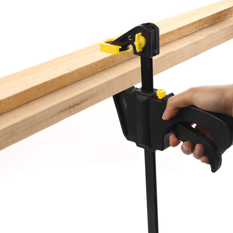 DTBD 20PC 4INCH F Clip Quick Ratchet Release Speed Squeeze Wood Working Work Bar F Clamp Clip Kit Spreader Gadget Tool Hand Tool