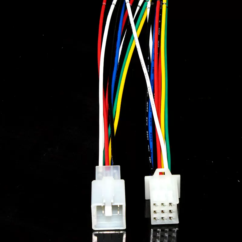 2.8Mm 1P 2P 3P 4P 6P 9P Auto Snelverbinding Elektrische Draad Connector Mannelijke Vrouwelijke Kabel Terminal Plug Kits Motorfiets: Ivoor