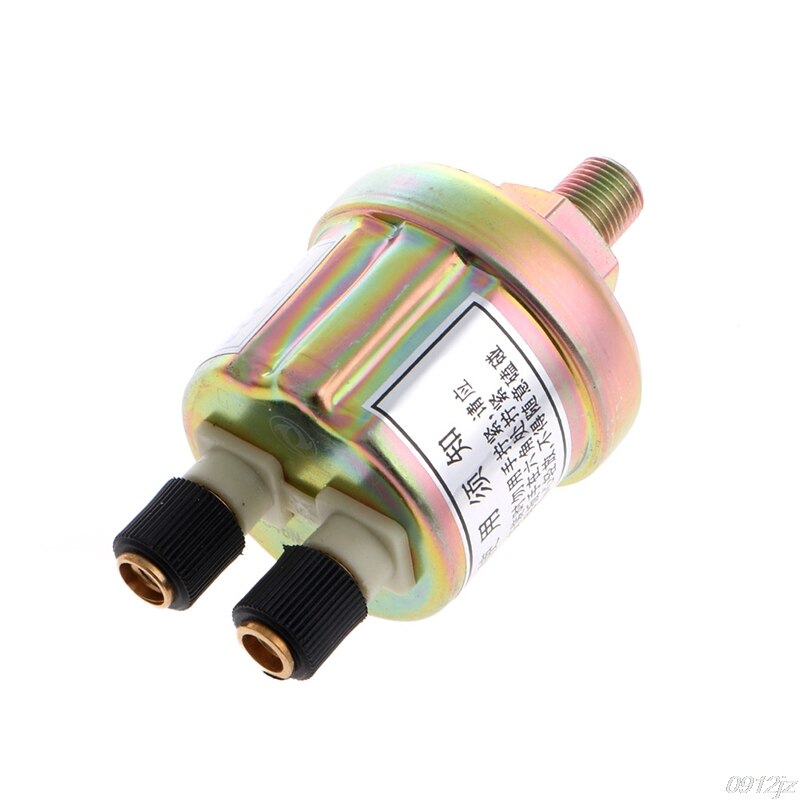 Sensore di Pressione Olio Motore in Ottone, M10x1 Filettatura Maschio 1/8NPT, Alta Pressione 0-5 bar, Resistente al Calore