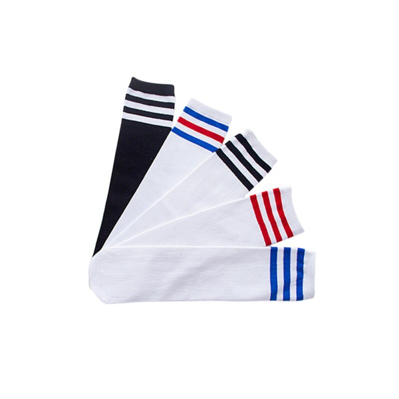 Frühling Herbst Baby Mädchen Jungen Socke Streifen Baumwolle Alten Schule Fußball Stiefel Socken Knie Hohe Socken Lange Bein Wärmer