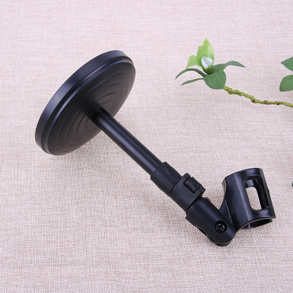 Foldable Desk Table Microphone Clip Table Stand Mic Tripod Adjustable Holder Strong Stable Microphone Trepied Holders with Clips