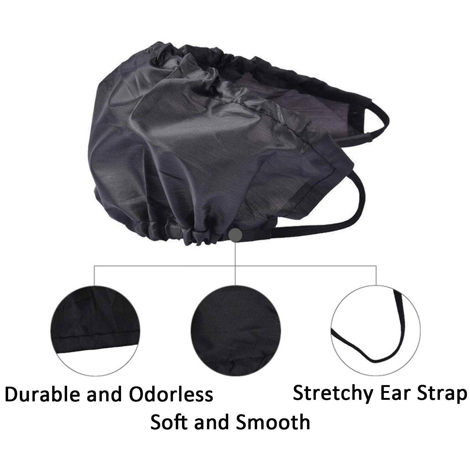 1Pc Mannen Baard Bib Baard Covers Verstelbare Baard Bandana Baard Schort Guard Baard Caps Gezichtshaar Schort Guard Motorkap baard Zorg